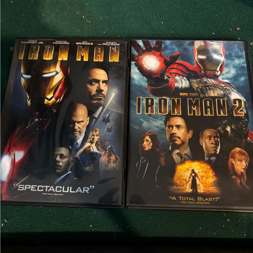 Iron Man 1&2 DVD set of 2 marvel